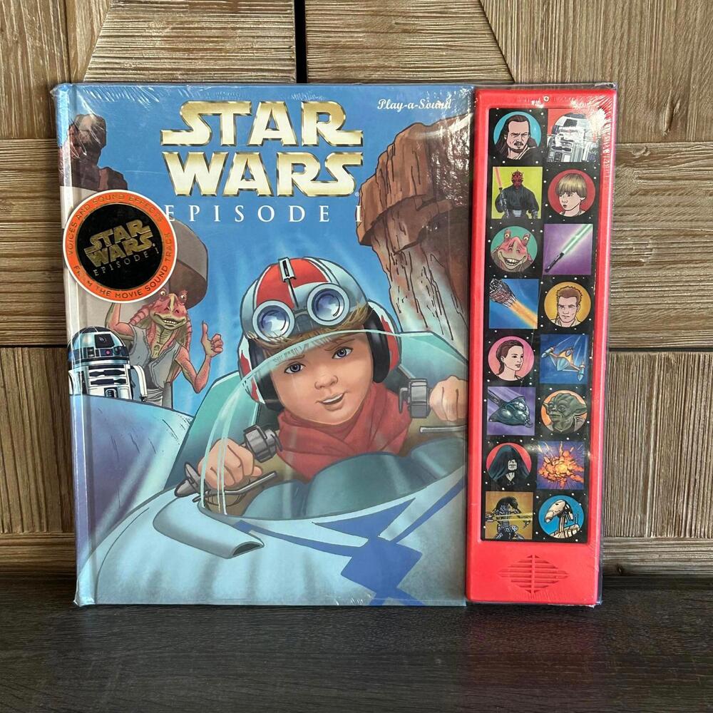 New Star Wars Episode I Play a Sound Electronic Storybook Hardcover